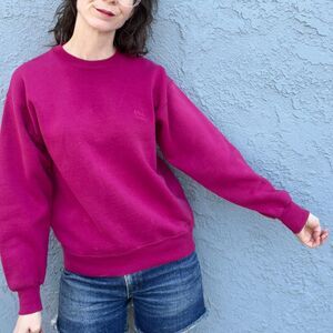 Pink Crewneck Sweatshirt in Womens Large JC Pennys Vintage Olympics